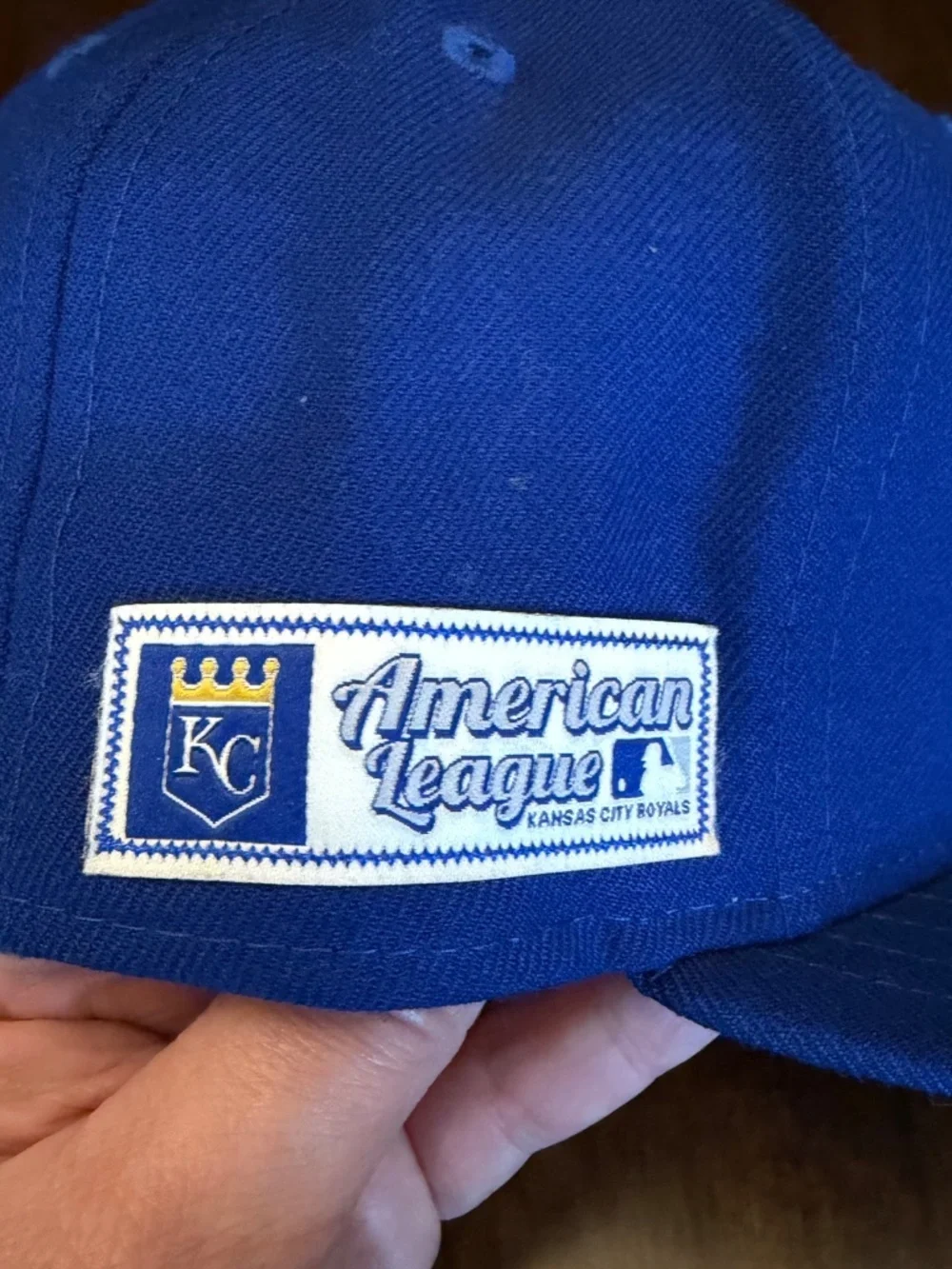 Kansas City Royals Alternate Blue Baseball Hat, Blue, Size 7 1/8